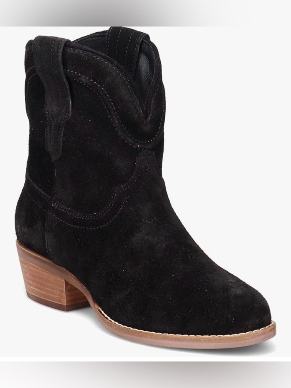 Dingo Tumbleweed Western Boot bootie black suede women’s sz 9